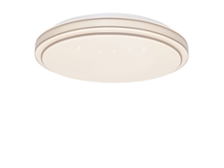 Lámpara de Techo Led 27cm Lámpara Moderna de Dormitorio con Cielo Estrellado Lámpara Redonda Blanca Cálida de 12W para Pasillo y Sala de Estar NETTLIFE