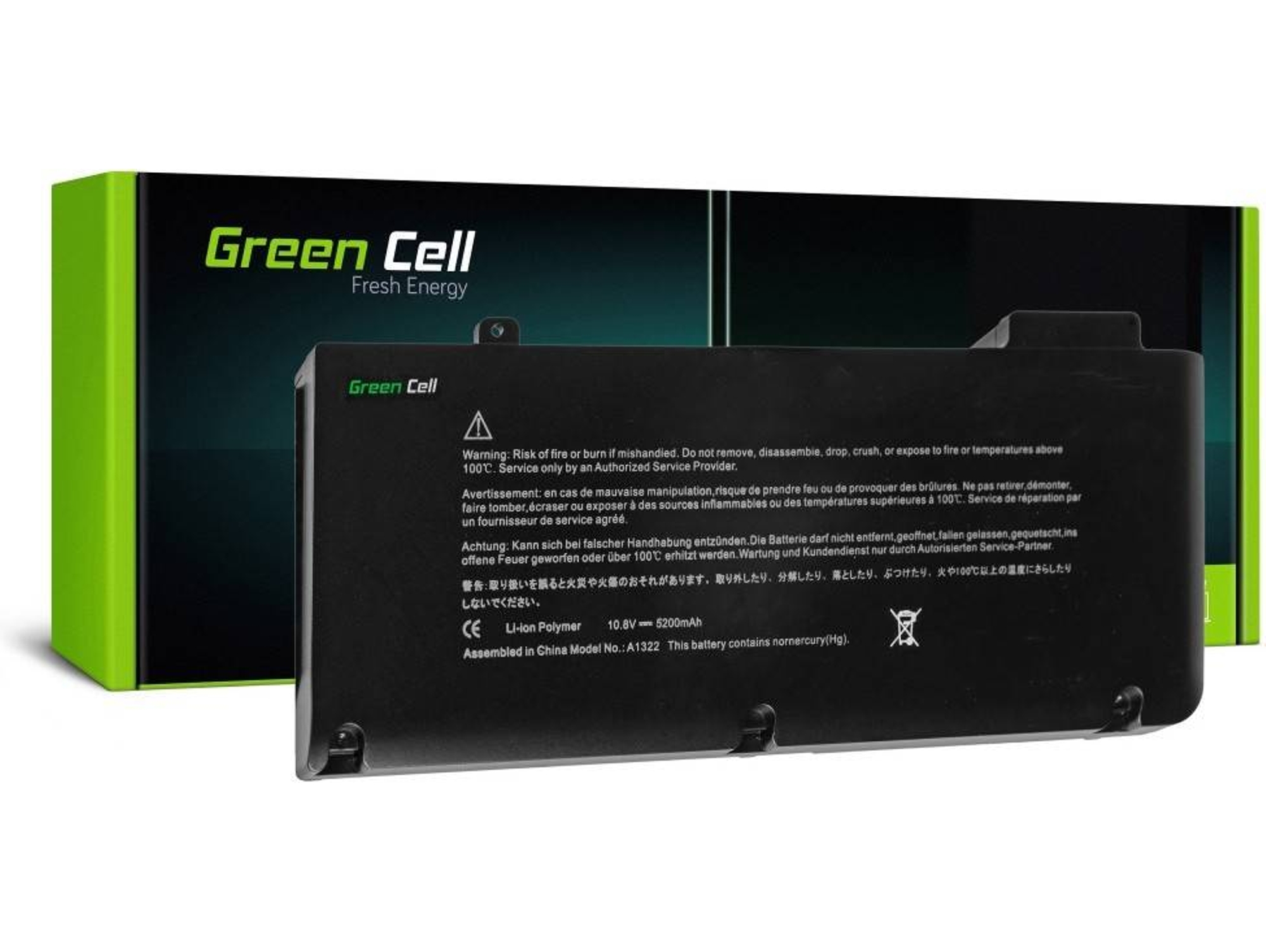 Batería para Portátil Apple A1322 MacBook Pro 13 A1278 2009-2012