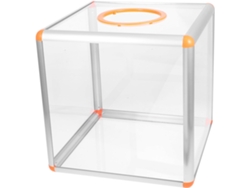 Caja Multifuncional De Acrílico Transparente De 25x25 Cm Para Sorteos Y Papeletas De Votación.