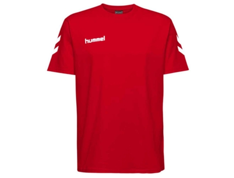 Camiseta de Hombre para Fútbol HUMMEL Go Algodón Rojo (16)