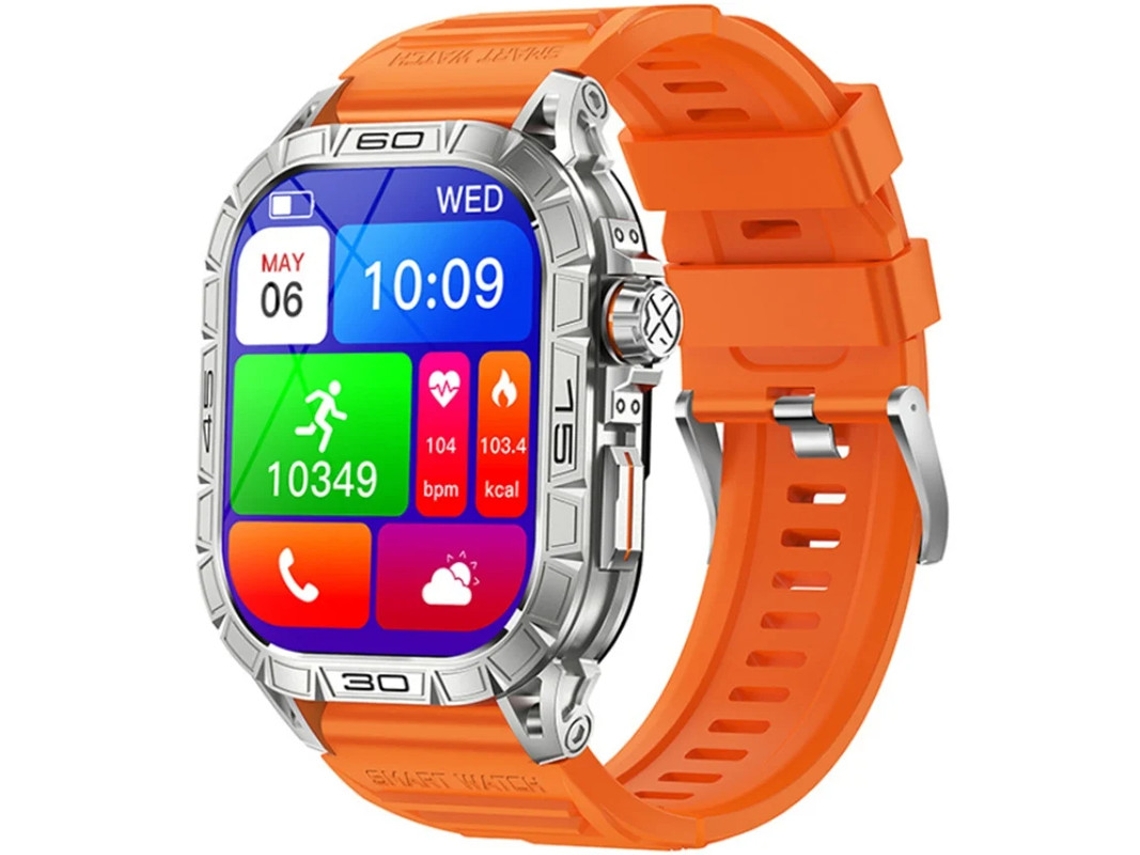 Relojes inteligentes para hombre con pantalla grande AMOLED de 1,96 pulgadas, siempre en pantalla, responde llamadas y rastreador de actividad física con Bestvite