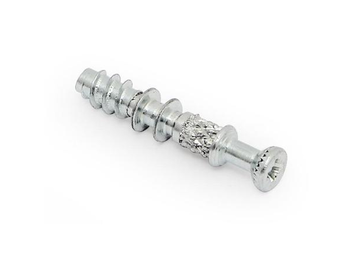 Tornillo excentrica rosca madera 7-35 zincado i24