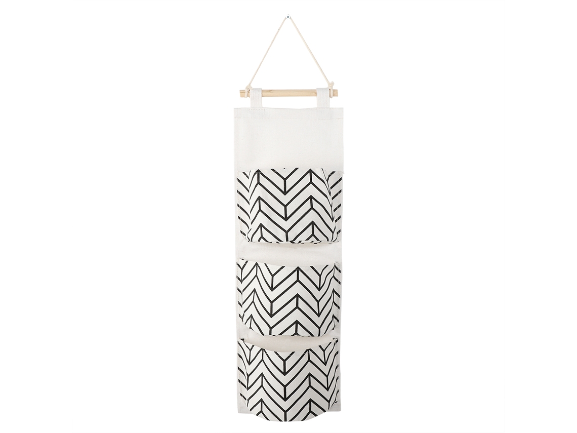 Bolsa Colgante Con 3 Bolsillos Para Armario, Montaje En Pared, Organizador De Juguetes, Decoración Del Hogar