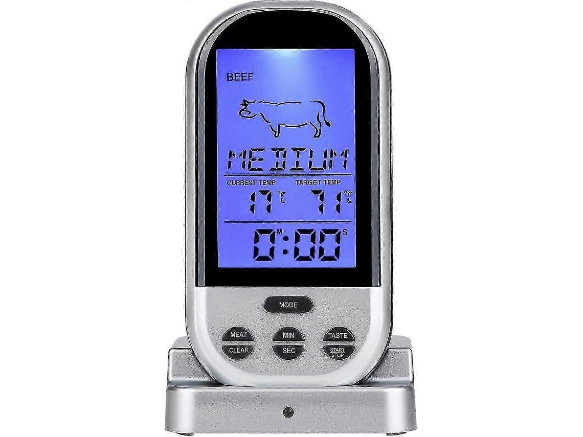 Termómetro inalámbrico para carne, frecuencia remota, tarifa digital para alimentos de cocina, barbacoa Asco GOKOCO