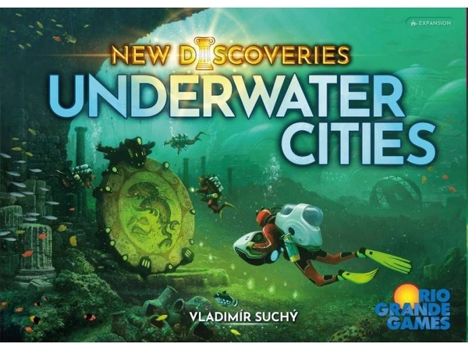 Juego de Mesa RIO GRANDE GAMES Underwater Cities New Discoveries (1,484 kg - 32 x 23 x 7,3cm - Inglés - Edad Mínima: 14)
