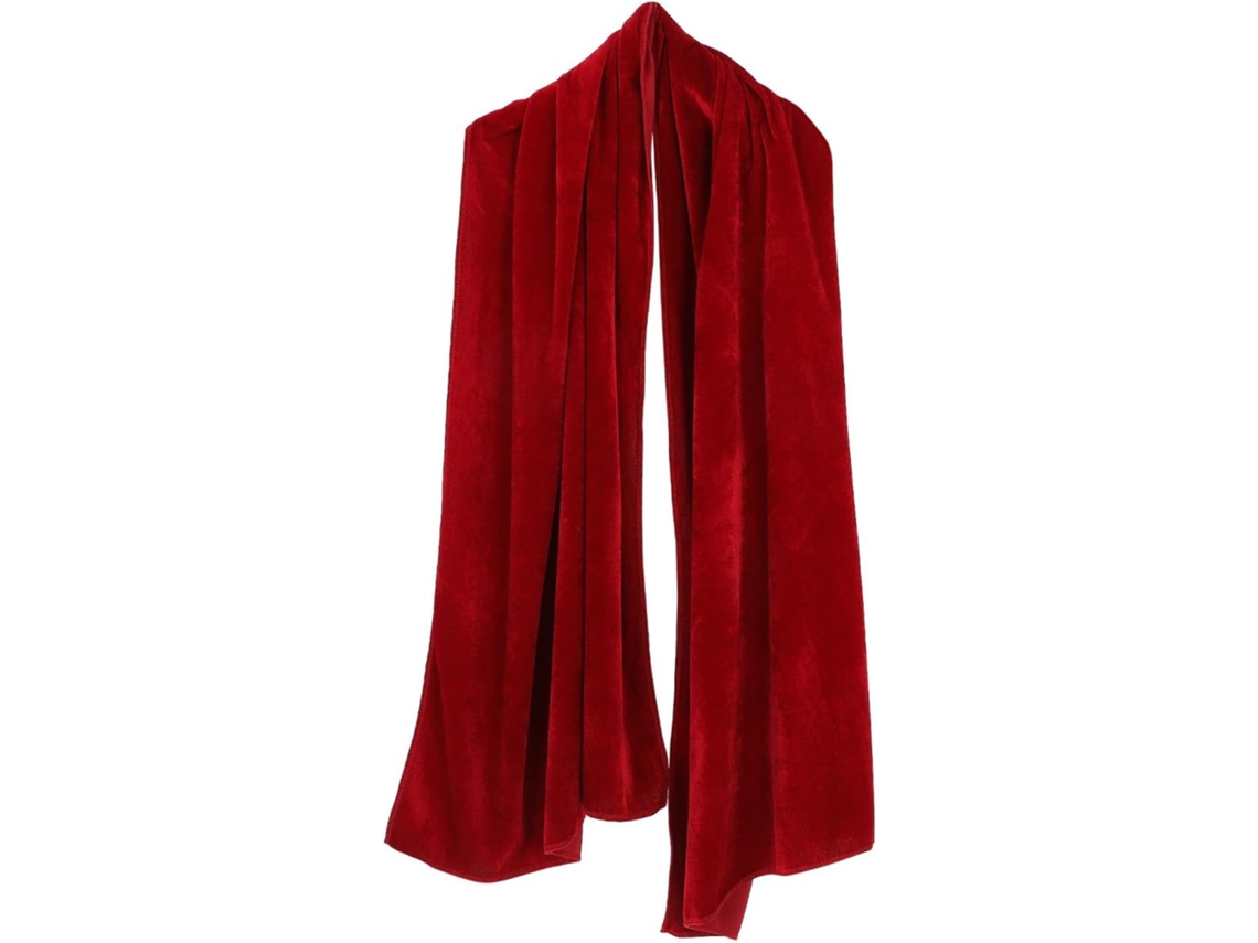 Bufanda De Terciopelo Para Mujer - Ligera Y Suave - Accesorio Para Llevar Sobre El Hombro - Cuello