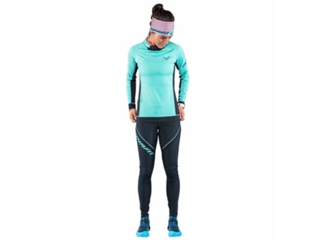 Calça DYNAFIT Collants Winter Running Azul L Mulher