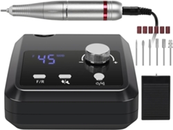 Kit De Taladro Eléctrico Para Uñas De 45000 Rpm Para Acrílico, Gel Y Polvo De Inmersión, Lima
