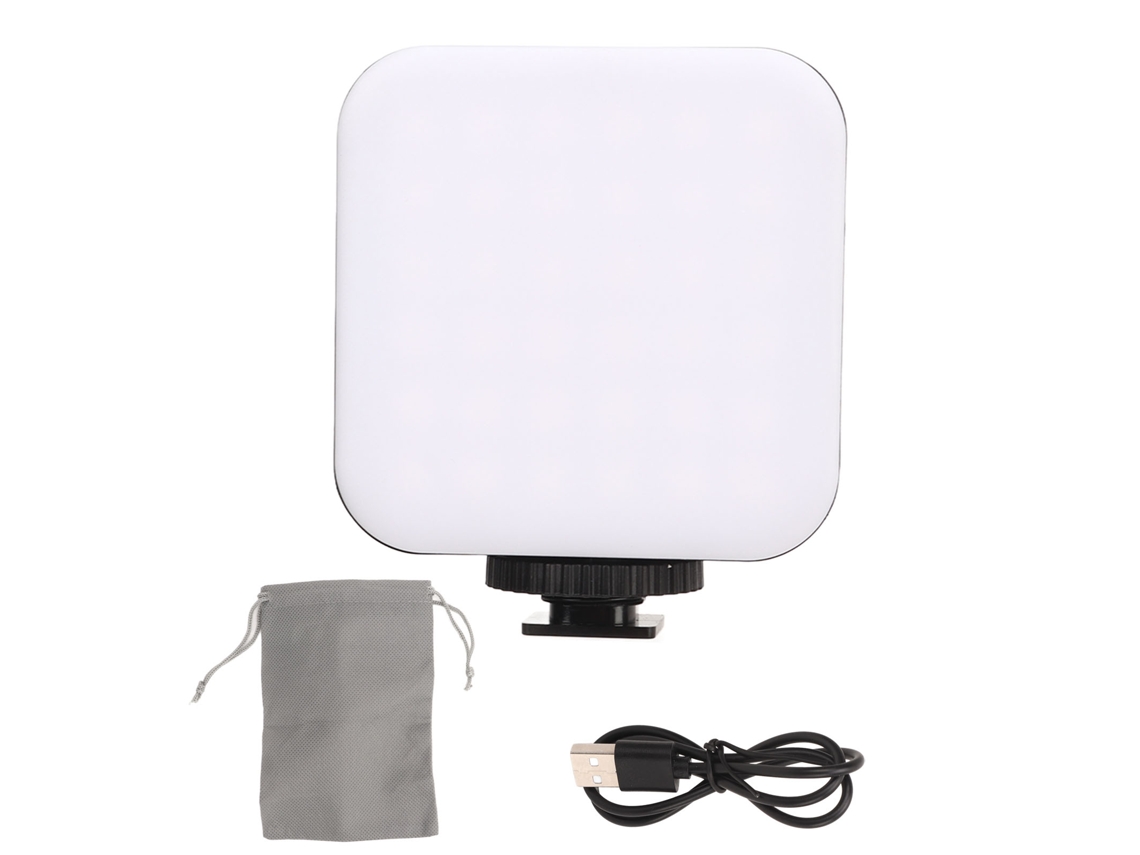 Luz Ambiental Rgb De Doble Lado Magnética Para Reuniones En Video Led