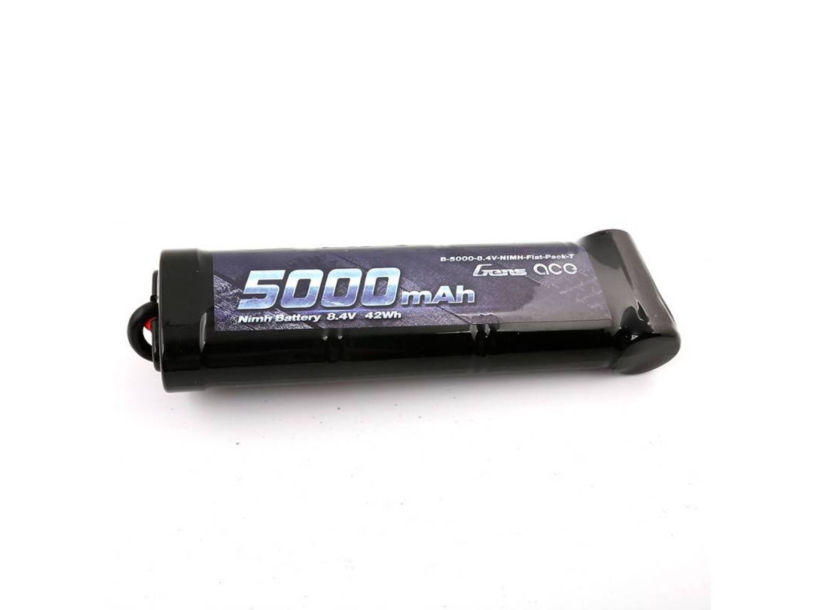 Batería Gens Ace Traxxas Hump T Dean de 5000 mAh y 8,4 V NiMH para modelos RC