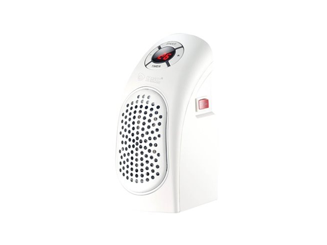 Mini Calefactor Enchufable Blanco Bardei 400W GSC