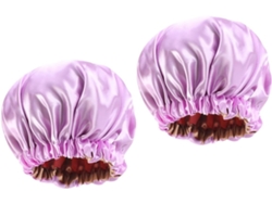 Cubrecabello Nocturno Morado Para Mujer (2 Piezas)