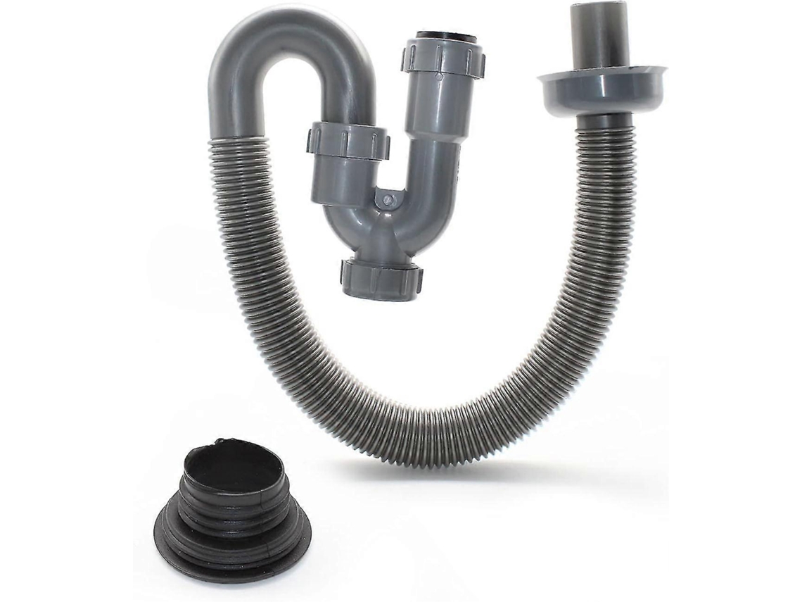 Manguera De Desagüe Universal De Material Abs Suave Para Lavabos Y Fregaderos De Baño