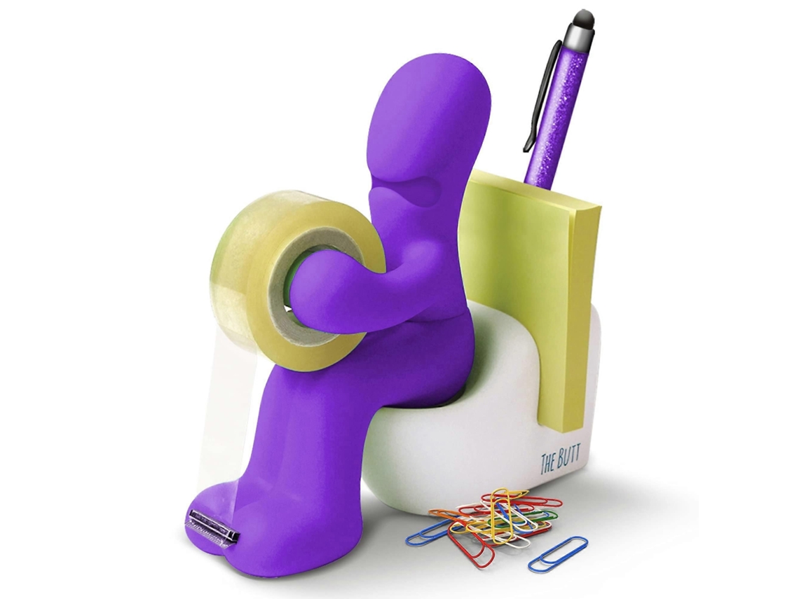 Dispensador de cinta adhesiva para traseros: un regalo divertido y original, ideal para compañeros de trabajo, la oficina o el jefe. Accesorio de escritorio original de GOKOCO.