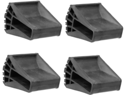 Juego De 4 Piezas De Alfombrillas Protectoras Antideslizantes Para La Estabilización De Escaleras Y