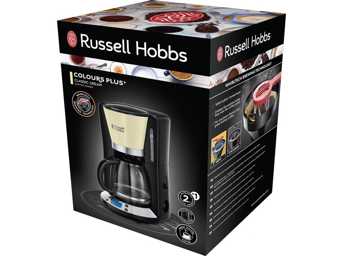 Cafetera de Goteo RUSSELL HOBBS Colours Plus+