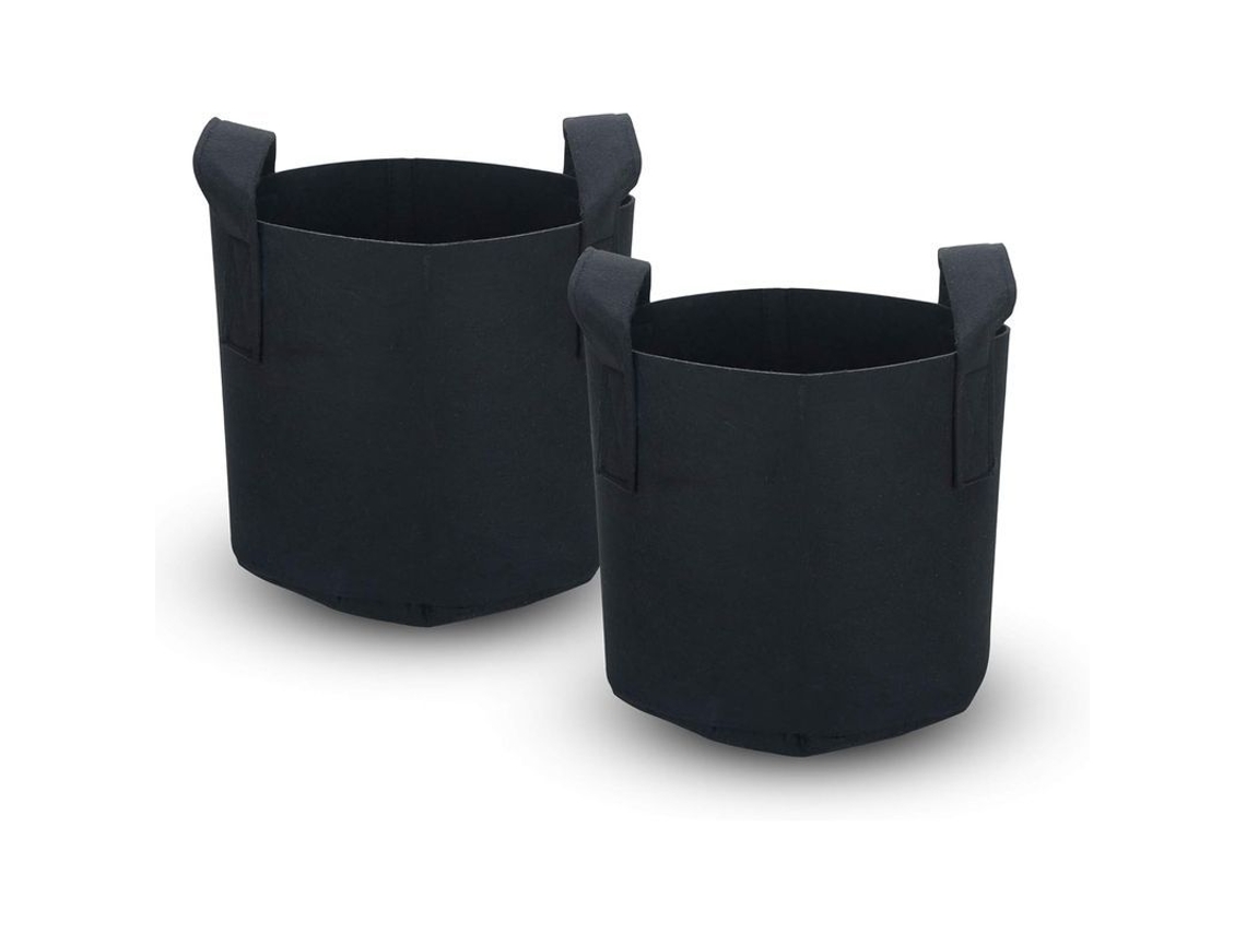 Kit De 2 Bolsas De Cultivo No Tejidas, De 10 Galones, Con Asas Para Jardín E Invernadero.