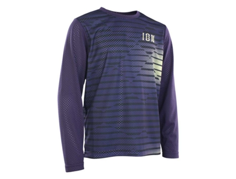 Jerseys ION Camisola De Manga Comprida Scrub Roxo 128 cm Rapaz