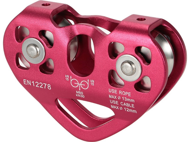 Dispositivo de Escalada ANSELF 30KN Rosa