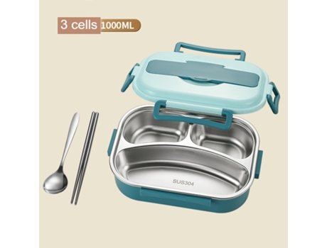 Fiambrera Bento a prueba de fugas para adultos - Fiambrera y vajilla y bolsa-1L LUUCOZK