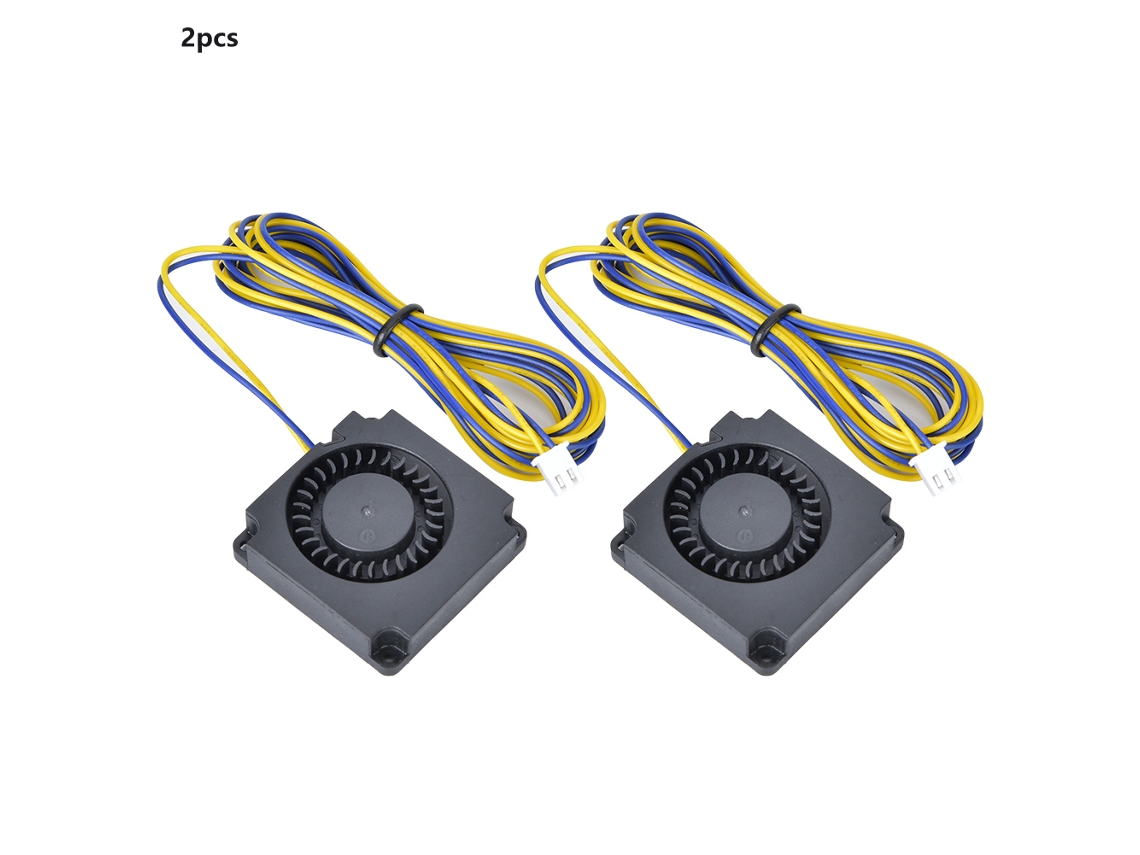 2 Piezas Ventilador De Refrigeración De Metal Para Impresora 3d Ender3/ender3 Pro Accesorios 40mm