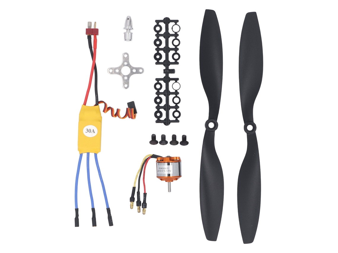Kit De Motor Sin Escobillas A2212 13t 1000kv Con Esc De 30a Para Dron Cuadricóptero Rc 550