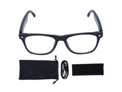 Gafas Inteligentes Con Traductor, Filtro De Luz Azul, Traducción Automática Por Ia En Tiempo Real, Micrófono Y Altavoz Para Música Y Llamadas En Viajes (color Negro).