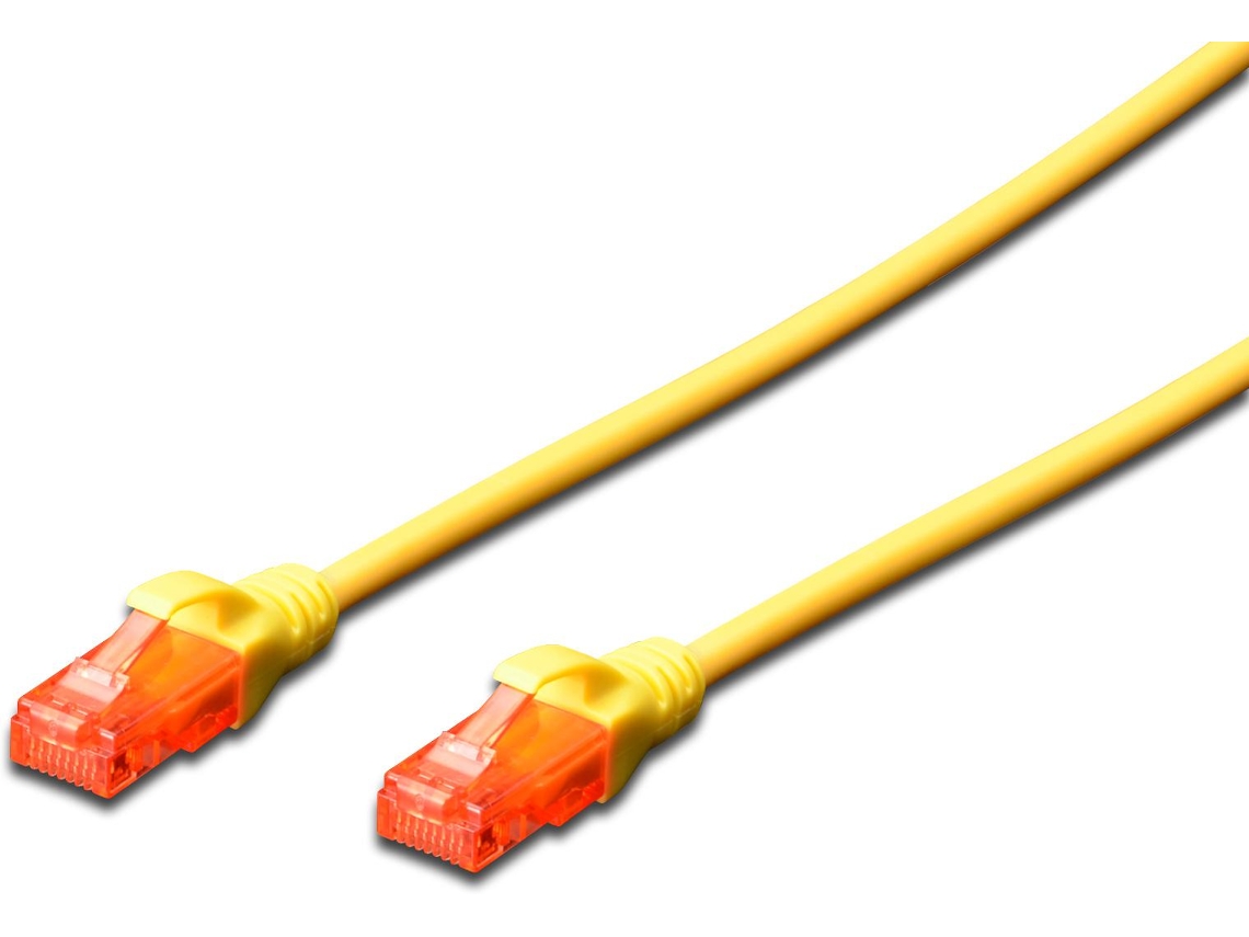 (AO)CABO REDE EWENT CAT6 UTP0.5M AMAR