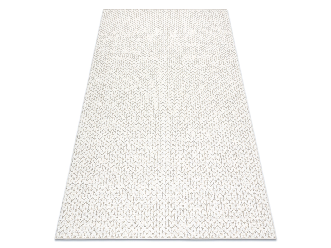 Alfombra Spring 20467558 Sisal Espina de Pescado, Bucle - Beige (80 x 150 cm)