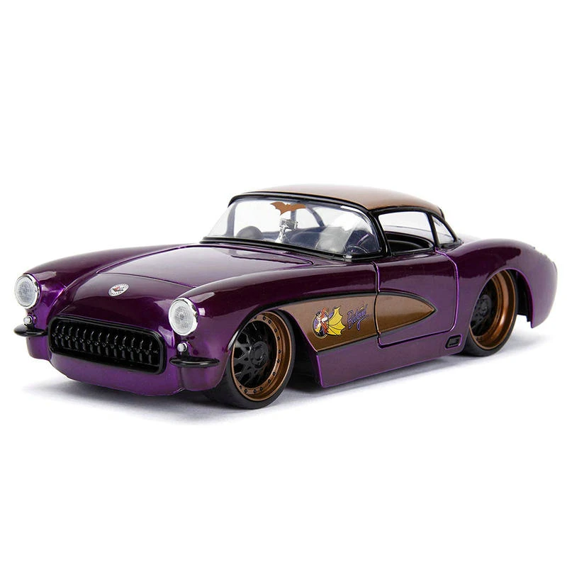 (morado) Modelos De Coches De Aleación A Escala 1:24 Y Modelos De Coches De Juguete