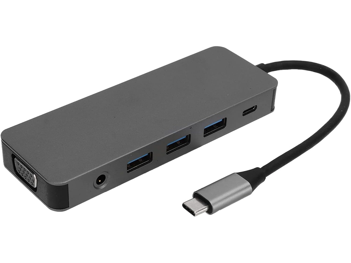 Hub Usb-c Multifuncional De 11 Pulgadas/estación De Carga Pd Para Ordenadores 4k