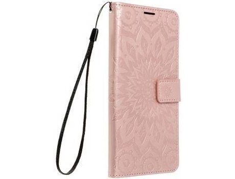 Funda Samsung Galaxy A03S LMOBILE Flip Cover Mandala (Rose Gold)