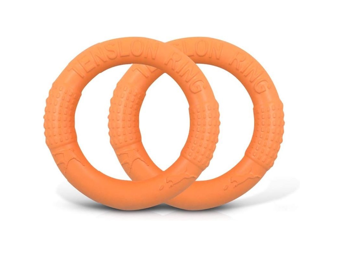 Juguete De Frisbee Para Perros Flotante Indestructible De Goma 2 Piezas Para Perros Medianos Y Pequeños