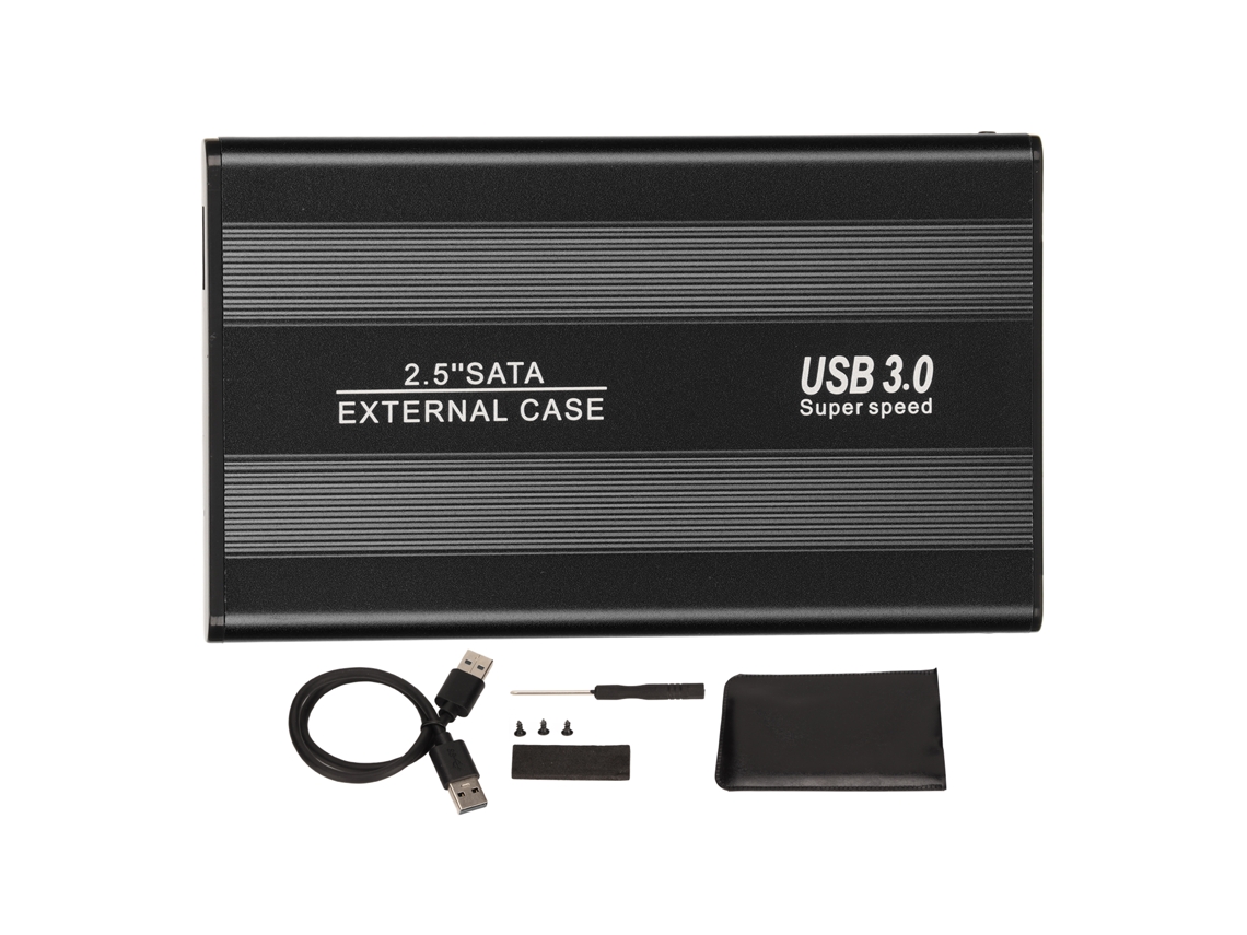 Carcaça De Hdd Usb3.0 2.5 Polegadas 5gbps Ultra Fina Leve Para Notebook Windows Os X (sem Disco Rígido)