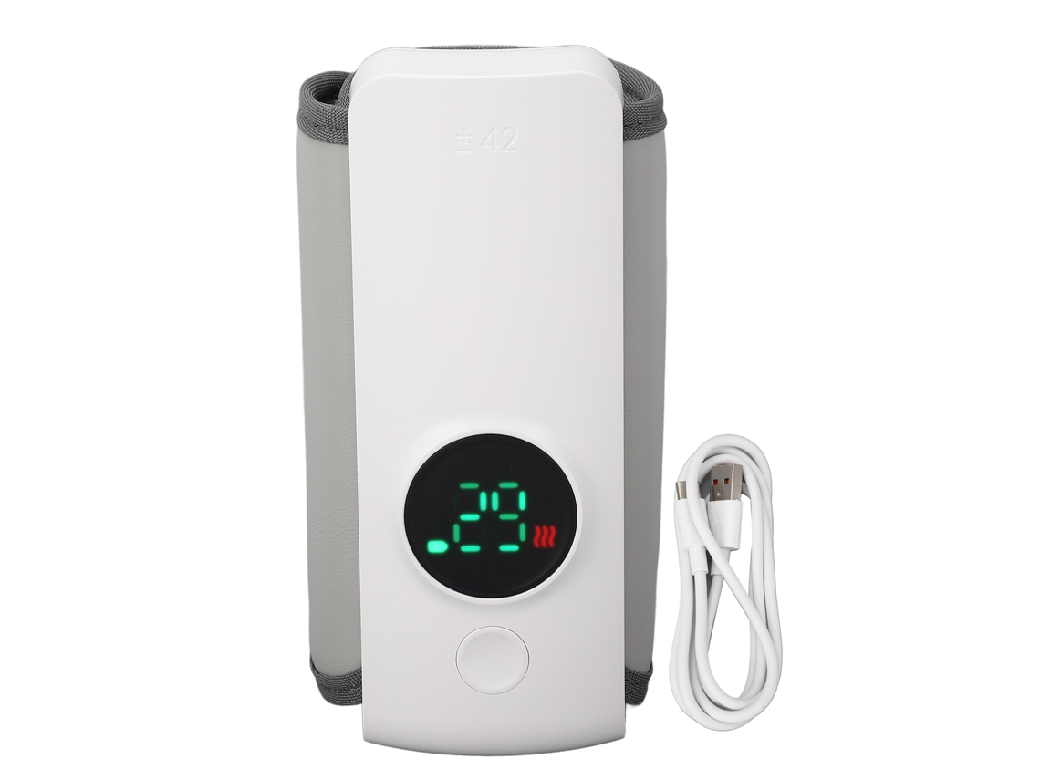Calentador De Biberones Portátil Inalámbrico De Viaje Con Batería De 6000 Mah Y Tapa Para Calentar La Fórmula Infantil.