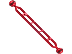 Conector De Brazo De Extensión Portátil De Aleación De Aluminio, Rótula Doble, Equipo Ligero, Rojo.