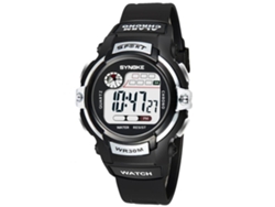 Reloj Deportivo Electrónico Juvenil Moda Para Estudiantes Niños Synoke Negro Plata