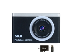 Cámara Digital M12 Cámara Ccd Portátil Ultra Hd Con Luz De Relleno Tarjeta De Memoria 32g Negra Gertiz