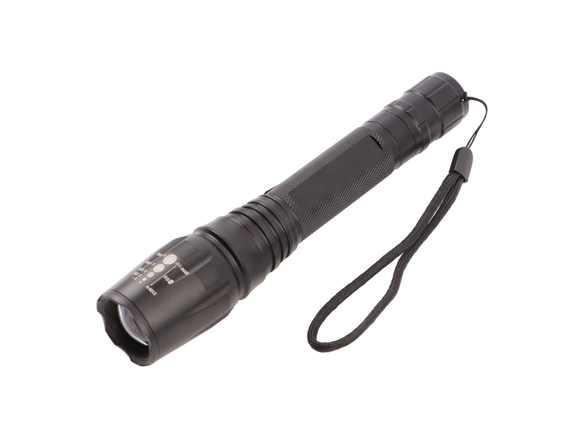 Rebe-linterna Recargable Impermeable De Luz Potente Con Zoom Y Largo Alcance, Ideal Para Camping Y Patrullaje Al Aire Libre