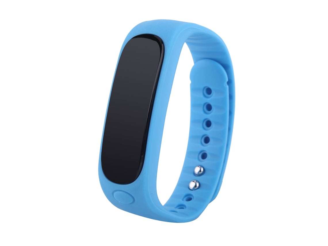 Reloj Inteligente Bluetooth Impermeable Deportes Cámara Remota Monitoreo De Sueño Azul Para Android Ios