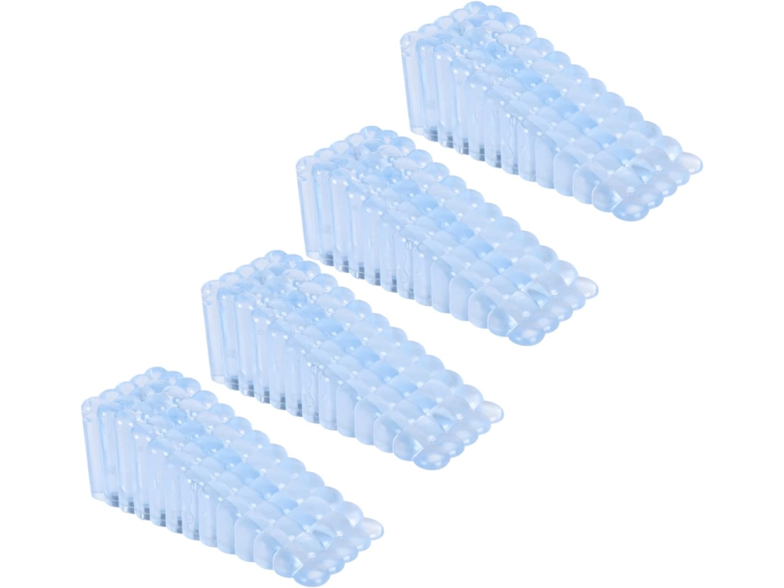 4 Topes De Puerta De Silicona Para Suelo, Cuñas Para Puertas, Protectores De Suelo Para El Hogar.