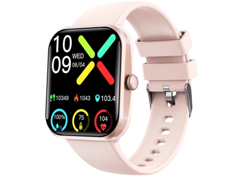 Smartwatch para Mujer F96, Rastreador de Fitness de 1,90 pulgadas, Puede Contestar/Hacer Llamadas, IP68 a Prueba de Agua/Rastreador de Frecuencia C...
