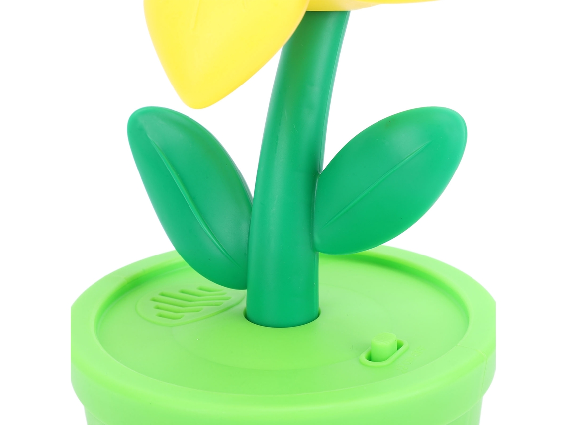 Máquina Eléctrica De Burbujas Con Forma De Girasol, Luces Led Y Música Para Niños, Batería Recargable.
