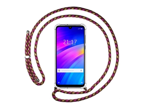 Carcasa Xiaomi Redmi 7 TUMUNDOSMARTPHONE Colgante Rosa