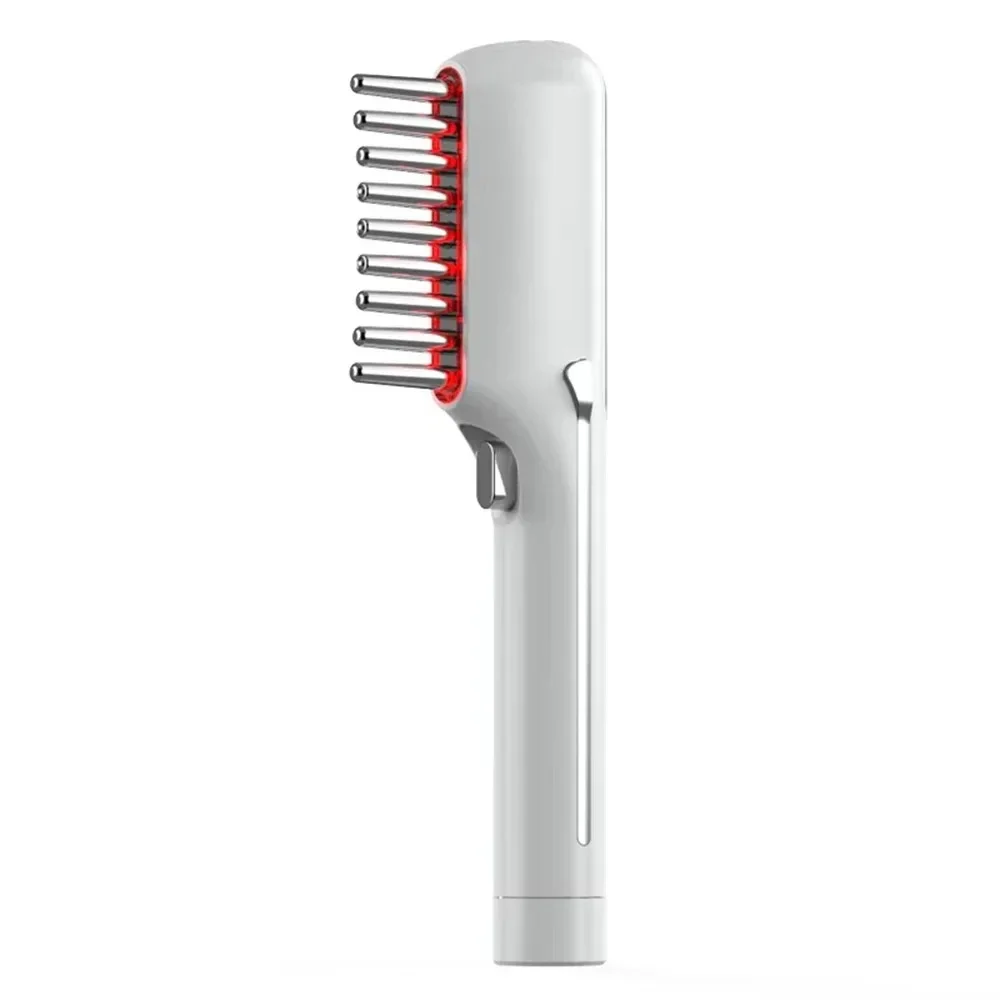 Peine De Masaje Eléctrico, Instrumento Germinal Led Red Light Therapy, Anti-caída Del Cabello, Cuidado Del Cuero Cabelludo