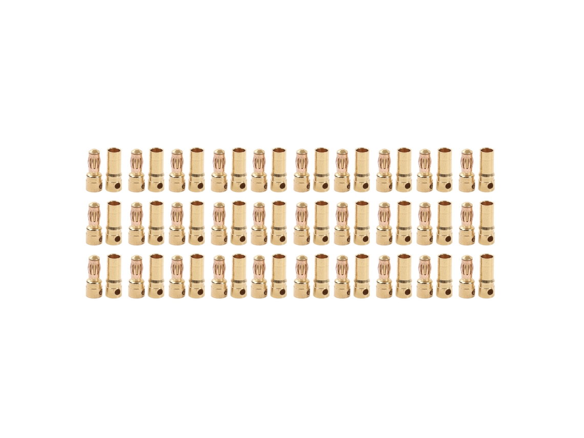 Juego De 30 Pares De Conectores Banana, Macho/hembra, Latón Chapado En Oro, Anticorrosión.