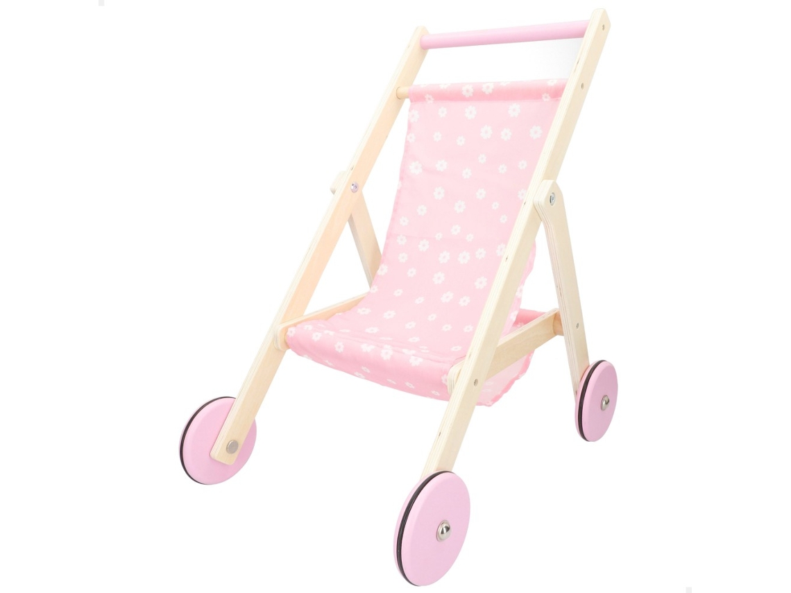 WOOMAX Carrito muñeca 36 cm madera