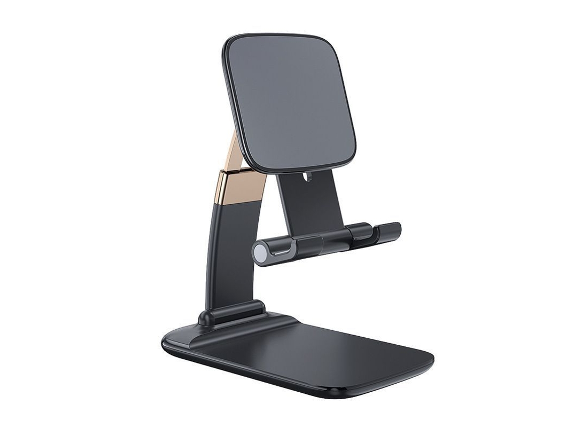 2026-soporte Para Teléfono Para Escritorio Ajustable, Soporte Universal Para Móviles Y Tablets De 4-12.9 Pulgadas (negro)
