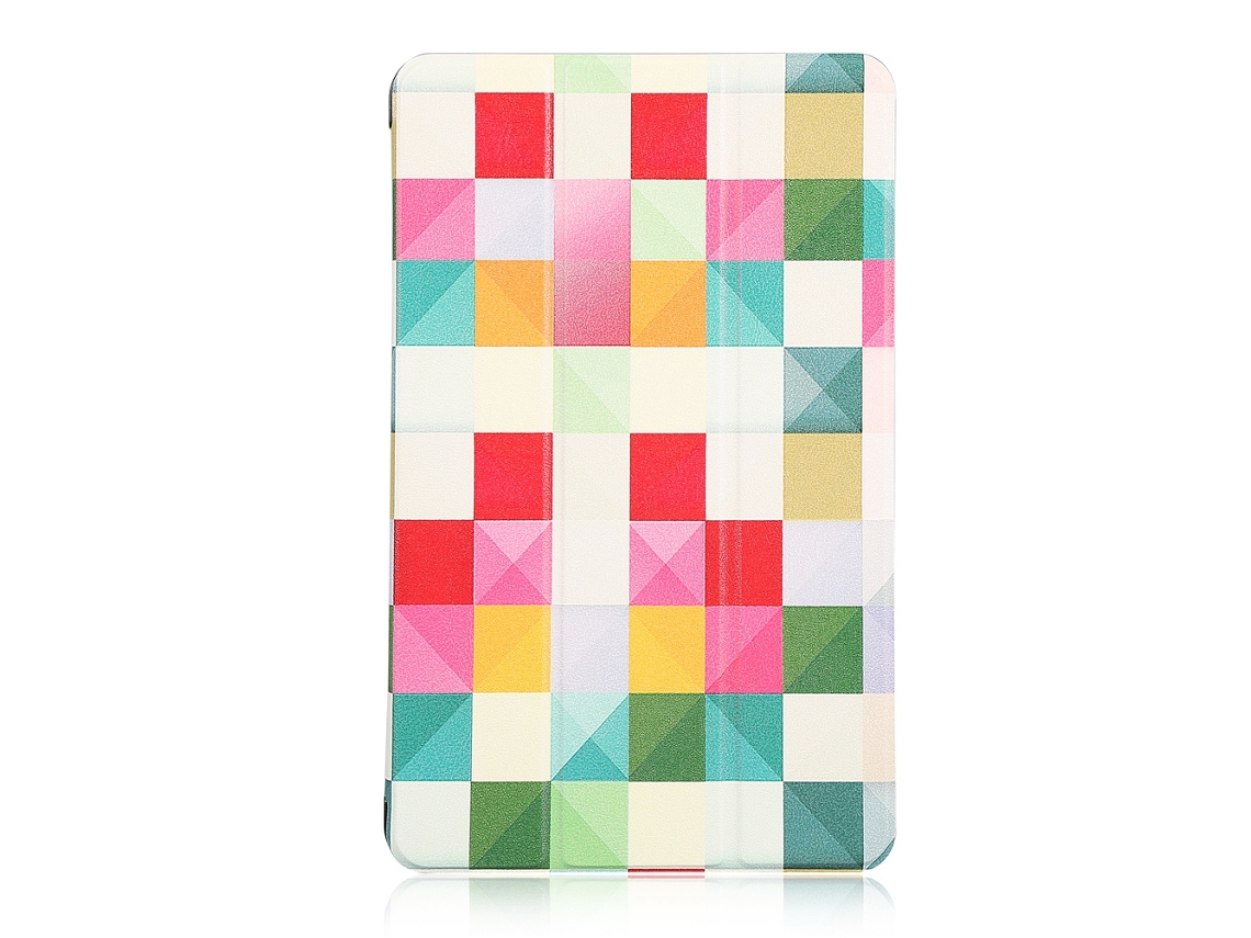 Funda protectora con tapa abatible para Samsung Galaxy Tab A 10.0 T580/t585 Cube en dorado claro