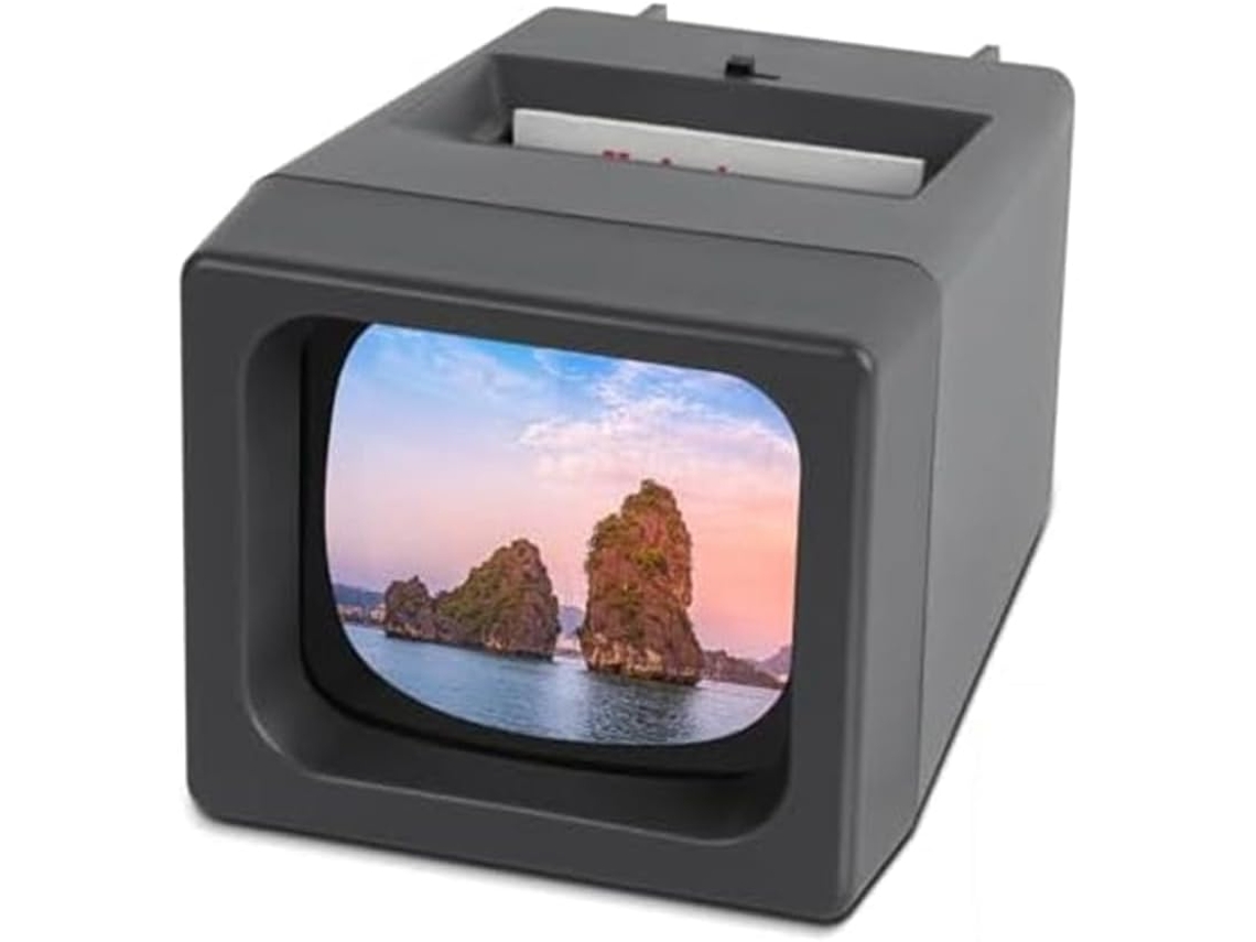 Visor De Diapositivas Y Películas De 35 Mm, Negativo, De Sobremesa Con Iluminación Led.